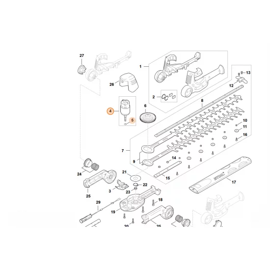 STIHL  Silnik elektryczny HA01 600 0203